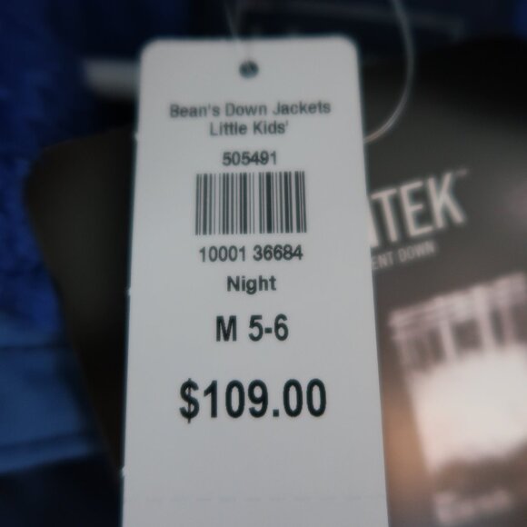 LL Bean Navy Down Jacket / Coat - Picture 4 of 4